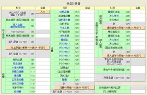 青色申告決算書形式での入力