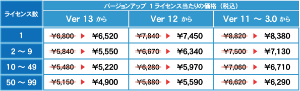 バージョンアップキャンペーン価格<5%OFF>