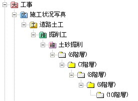 PhotoManager 6.0｜工種区分フォルダ