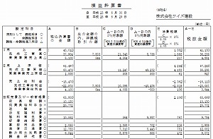 組替表の印刷に対応