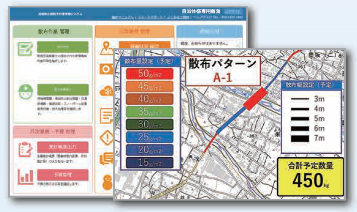 散布作業管理システム