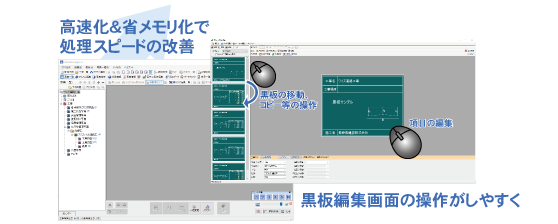 PhotoManager 19|電子小黒板編集画面での処理スピード向上