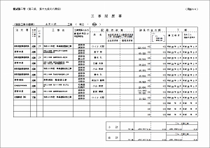 工事経歴書申請書類様式を標準搭載